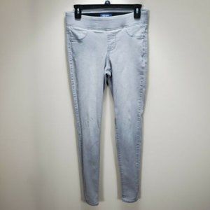 Old Navy Rockstar pull On Gray Skinny Pants Leggings Womens Sz 2